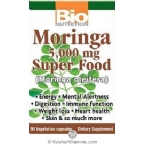 Bio Nutrition Moringa Super Food 5,000 Mg Vegetarian Suitable Not Certified Kosher 90 Vegetarian Capsules